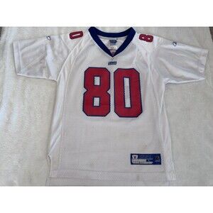 Boys New York Giants Jeremy Shockey 80 NFL Jersey Youth Large Reebok Onfield